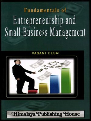 cover image of Fundamentals of Entrepreneurship and Small Business Management